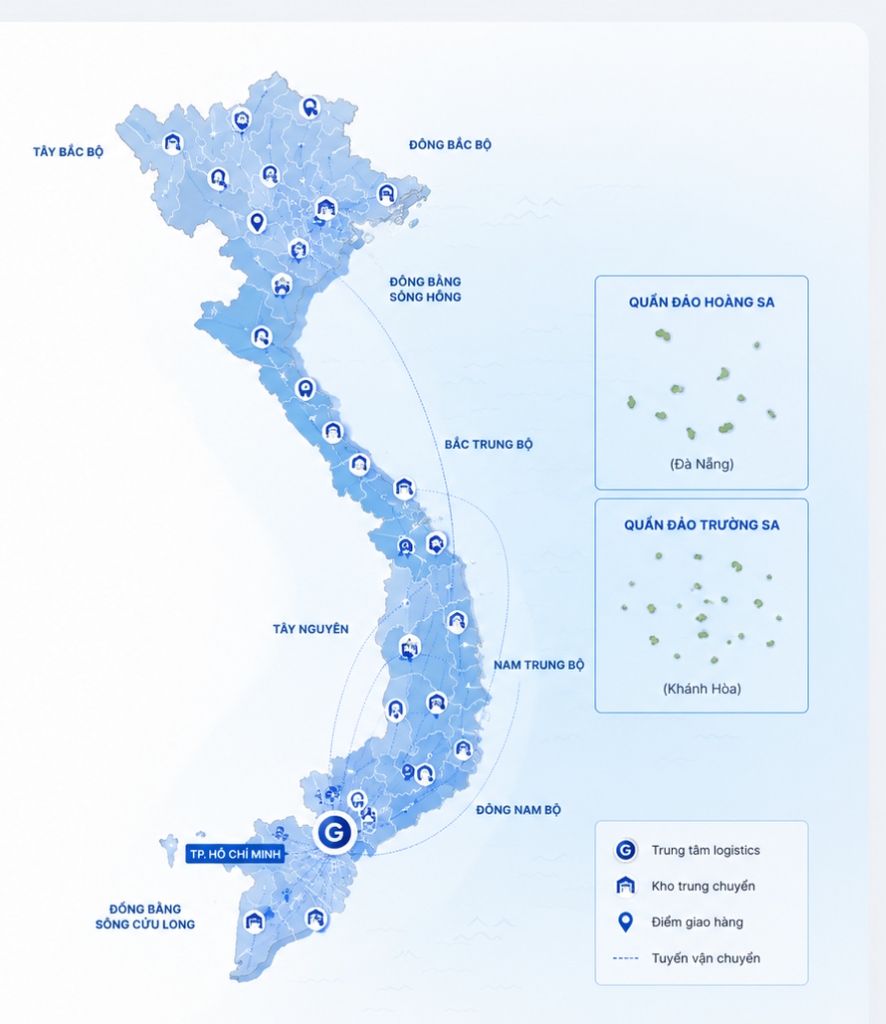 Bản đồ logistics GENERS