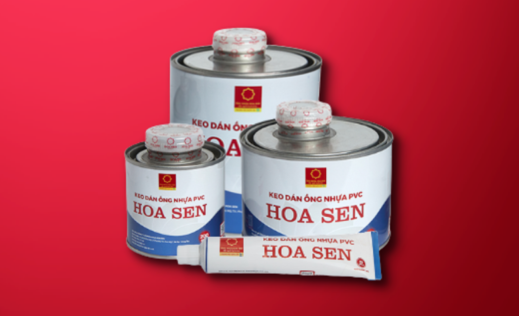 Vật tư phụ Keo dán ống nhựa uPVC Hoa Sen 200g